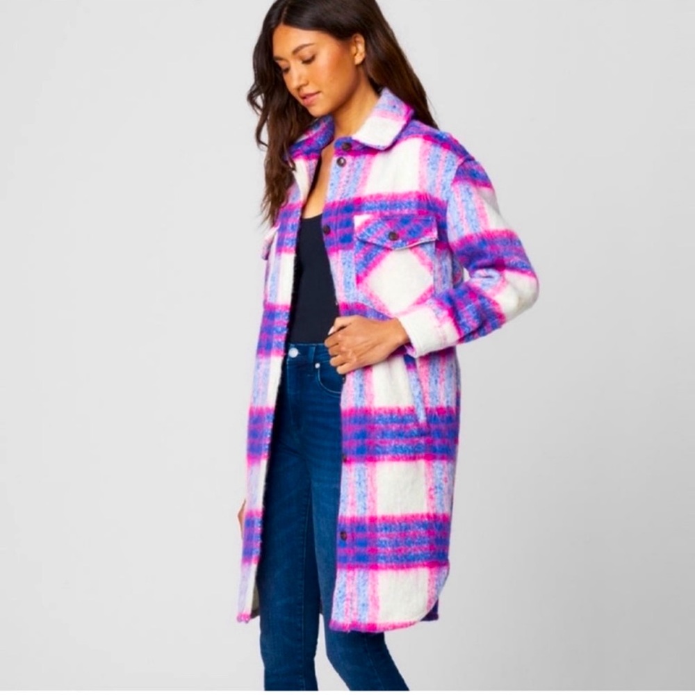 Blank NYC Plaid Shacket - M